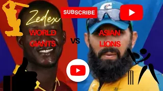 Asia Lions vs World Giants Live | WG vs AL | Final Match I - Legends League Cricket 2023