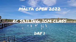 Malta Open 2022, Day 1 - IOM class sailing