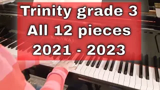 Trinity piano grade 3 2021-2023  |  complete book in one video