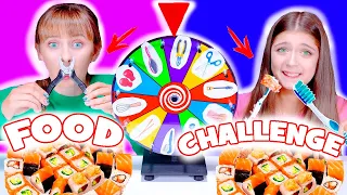 ASMR Food Tool Challenge with Mystery Wheel | Mukbang By LiLiBu