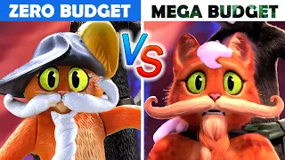 Puss in Boots 2 ZERO BUDGET! VS Real Trailer | Puss in Boots The Last Wish Parody