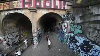 Kartel - NYC train tunnel show 6/10/2023 PUNKWITHADRONE
