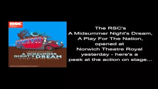 A Midsummer Nights Dream RSC Norwich Theatre Royal