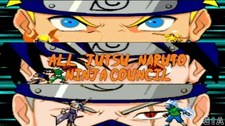 All Jutsu - Naruto Ninja Council (GBA)