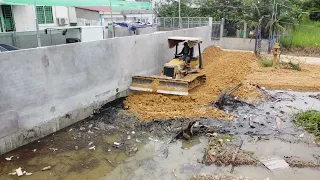 Best Activity Covers Small School Ground Project with 2.5T BullDozer BD2IJ  & Dump Truck