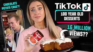 Testing 2 VIRAL DESSERTS I Found on TIK TOK... 100 YEAR OLD RECIPES??