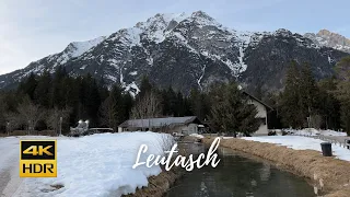 Leutasch, Austria 🇦🇹 - A Village in the Alpine High Valley - 4K HDR