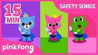 All Around Safety and more | +Compilation | Pinkfong Safety Songs for Children