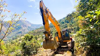 Building an INSANE Mountain Road with an Excavator | Excavator Working Video | Excavator Planet