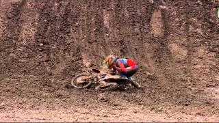 Tim Gajser crash MXGP of Leon Mexico 2015