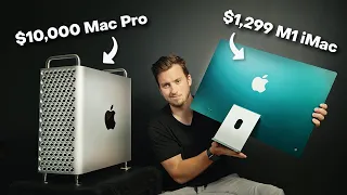 NEW iMac M1 vs $10,000 Mac Pro | A Filmmakers Perspective