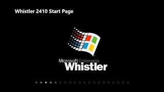 The Start Page in Windows Whistler build 2410