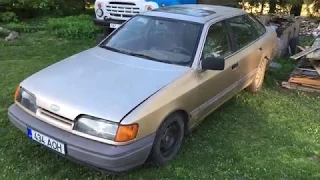 Starting 1989 Ford Scorpio 74 kW after many years