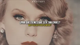 Taylor Swift - Mean [Letra en español + Lyrics] // Video Oficial