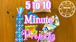 Easy 10 Minute Sewing Projects | Volume 2 | The Sewing Room Channel