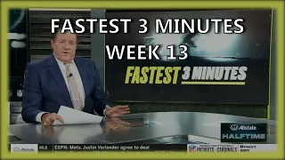 Chris Berman Fastest 3 Minutes | ESPN MNF 2022 Week 13 | SAINTS vs BUCCANEERS