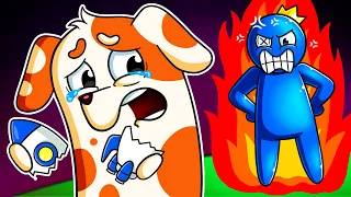 HOO DOO RAINBOW, But BLUE is ANGRY because HOO DOO BROKE his toy?! Hoo Doo Rainbow Animation