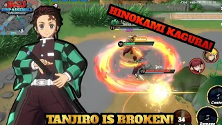 Tanjiro IS BROKEN! JUMP ASSEMBLE ANIME MOBA