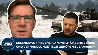PUTINS KRIEG: Friedensplan der Ukraine! "Militärische Unterstützung der richtige Weg!"