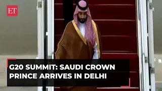 Saudi Crown Prince Mohammed bin Salman arrives in India for G20 Summit