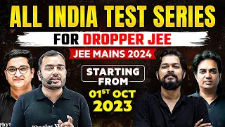 Launching All INDIA Test Series (AITS) for JEE Droppers 2024 🤩 | In-depth Performance Booster 🔥