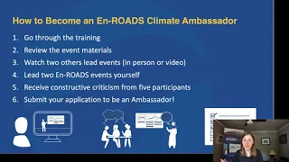 Becoming an En-ROADS Climate Ambassador – Mastering En-ROADS Training Series 2021