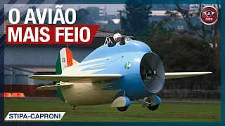 De onde saiu esse BARRIL VOADOR, considerado o avião MAIS FEIO já feito. Conheça o Stipa-Caproni