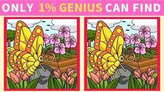 【Find the difference】Hard level brain teaser in 90 sec!