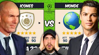 Icones vs Monde sur FIFA !