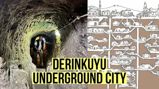 The Mysterious Derinkuyu Underground City, Home to 20,000 people!