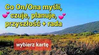 Co On/Ona myśli, czuje, planuje, przyszłość + rada: wybierz kartę