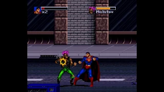 The Death and Return of Superman SNES Gameplay