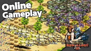 Red Alert 2 Online | CNCNET 2 vs 2 Gameplay | [Allies Soviets Yuri]