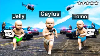Playing as BABIES in GTA 5 RP! (Ft. Jelly)