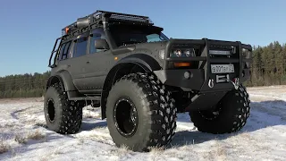 Toyota Land Cruiser 80 на мостах Mercedes Unimog 406. Обзор