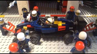 F1 2021 Max Verstappen pitstop and win made in Lego