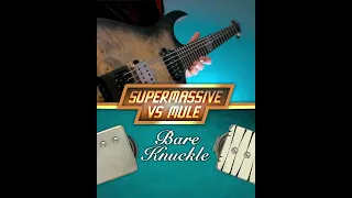 P90 vs Humbucker Pickups, Bare Knuckle Supermassive HSP90 vs The Mule #shorts