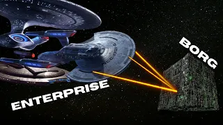 Every Enterprise VS Borg Cube in Star Trek Bridge Commander