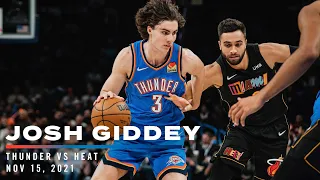 Highlights | Josh Giddey vs Heat 11/15/2021