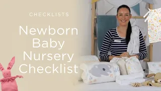 Newborn Baby Nursery Checklist | Purebaby