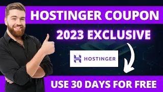 Hostinger Coupon Code & Discount Code 2023 | Hostinger Promo Code!