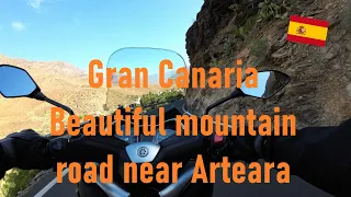 Yamaha XMAX 300 - Scooter ride on a spectacular mountain road on Gran Canaria near Arteara