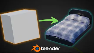 Create a Bed in Blender in 1 Minute!