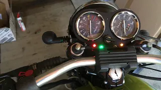 Moto Guzzi V65 Cafe Racer start