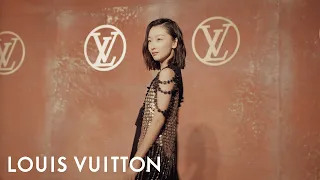 Zhou Dongyu at the Women's Spring-Summer 2022 Show in Shanghai | LOUIS VUITTON