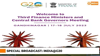 Special Broadcast | G20 India Third Finance Ministers and Central Bank Governors meeting
