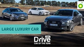 2020 Best Large Luxury Car: Audi A6, Lexus ES, BMW 5-series, | 2020 Drive Car of the Year