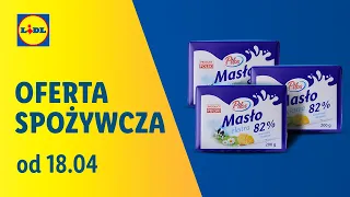 Masło ekstra 82%, filety z polskiego indyka i polskie ogórki zielone 🥒 od 18.04 | LIDL.PL