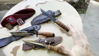 The Randall 1-7 all purpose fighting knife. The third in a three part series.