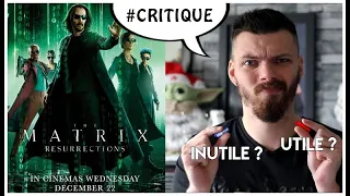 ValWho se paye "Matrix : Resurrections" : UTILE OU INUTILE ? Critique du Film !